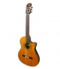 Foto a 3/4 da guitarra clássica Alhambra 3C CT E1