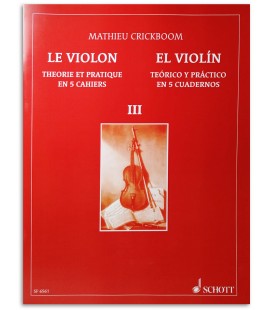 Mathieu Crickboom para Violino Teórico e Prático Vol 3