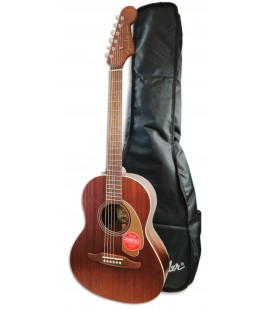 Guitarra Acústica Fender Sonoran Mini All Mahogany com Saco