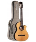 Foto da Guitarra Ac炭stica Alhambra modelo CS LR CW E1 EQ Crossover com Saco