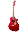 Guitarra Electroacústica Fender New Porter Player Candy Apple Red