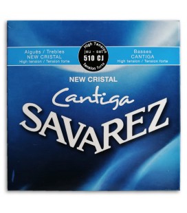 Foto da capa da embalagem do Jogo de Cordas Savarez modelo 510 CJ New Crystal Cantiga