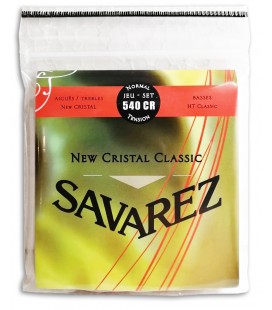 Foto da capa da embalagem Jogo de Cordas Savarez 540 CR Guitarra Clássica New Crystal Classic