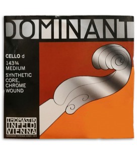Corda Thomastik Dominant 143 para Violoncelo 3/4 2ª Ré
