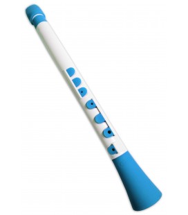 Foto do clarinete Nuvo modelo N430 DWBL Dood em cor branca e azul
