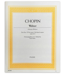 Foto da capa do livro Chopin Valsa do minuto Op. 64 n尊1