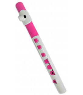 Foto da flauta Nuvo Toot modelo N 430TWPK em Dó na cor branca e rosa