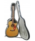 Guitarra eletroacústica Fender concert modelo CC 140SCE natural dentro do estojo