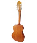 Costas da guitarra clássica Valencia modelo VC-202 tamanho 1/2