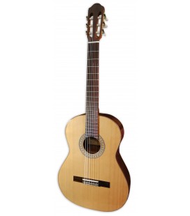 Foto da guitarra clássica Raimundo modelo 118 com o tampo em cedro