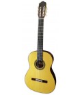 Foto da guitarra clássica Raimundo modelo 128 com tampo em spruce e fundo e ilhargas em pau santo
