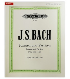 Bach Sonaten und Partiten para Violino Solo BWV 1001 1006 Peters