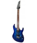 Guitarra El辿trica Ibanez GRX70QA TBB Transparent Blue Burst