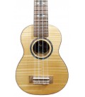 Tampo do ukulele soprano Laka modelo VUS 95 Flamed Maple