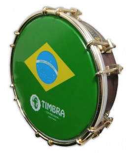 Tamborim Timbra TI8672 Madeira Castanho