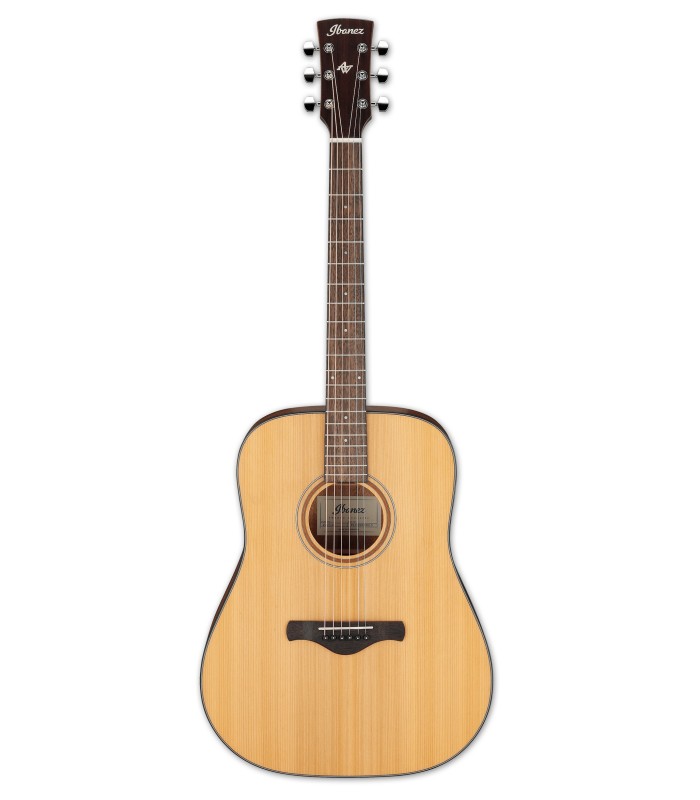 Guitarra folk Ibanez modelo AW65LG Dreadnought com acabamento natural
