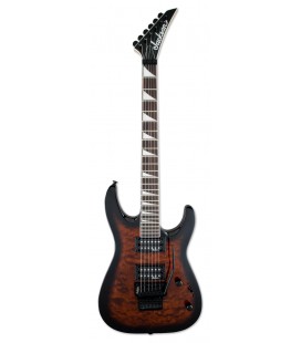 Guitarra elétrica Jackson modelo JS32Q DKAM Dinky com acabamento Dark Sunburst