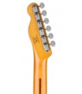 Carrilhão da guitarra elétrica Fender Squier modelo 40th Anniversary Tele Vintage Ed Satin Dakota Red