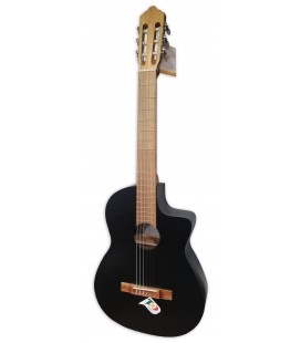 Guitarra clássica APC modelo 1N CW OP com preamp e com acabamento preto