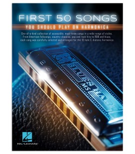 Capa do livro First 50 Songs You Should Play on Harmonica HL