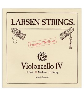 Corda Individual Larsen Original 4ª Dó Violoncelo 4/4 Média