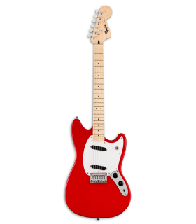 Guitarra elétrica Fender Squier modelo Sonic Mustang WN com acabamento Torino Red