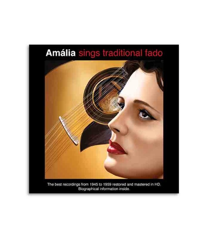Capa do CD Am叩liia Sings Traditional Fado