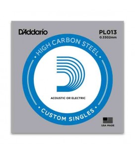 Corda DAddario PL013 para Guitarra Elétrica ou Acústica Aço