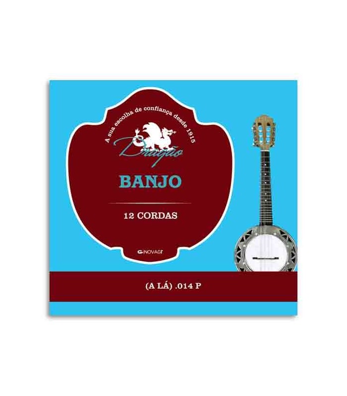 Corda Individual Dragão 889 para Banjo .014 2ª Lá