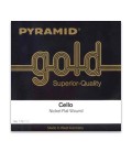 Jogo de Cordas Pyramid Gold 173100 para Violoncelo 4/4