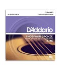 Jogo de Cordas DAddario EJ26 011 para Guitarra Ac炭stica Phosphor Bronze