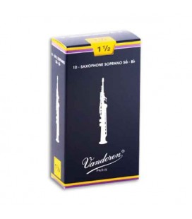Palheta Vandoren SR2015 para Saxofone Soprano n尊 1 1/2