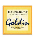 Jogo de Cordas Hannabach Goldin E725MHT para Guitarra Clássica Nylon Tensão Média Alta