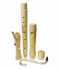 Flauta Bisel Moeck 2520 Rondo Baixo Maple Barroco
