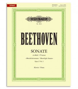 Capa de Beethoven Sonata em D坦 Sostenido Menor Moonlight OP27/2