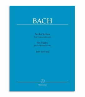 Capa do livro Bach 6 Suítes para Violoncelo Solo