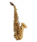 Saxofone Soprano Curvo John Packer JP043CG Si Bemol Dourado com Estojo