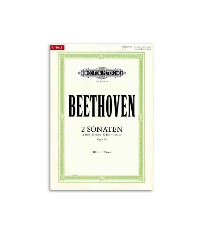 Capa do livro Beethoven 2 Sonatas