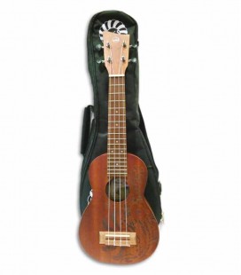 Foto do ukulele VGS Manoa Kaleo com o saco