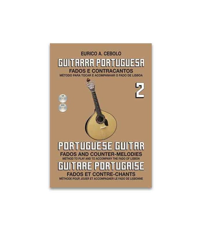 Eurico Cebolo GP2 M辿todo Guitarra Portuguesa 2 com CD