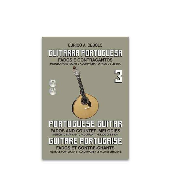 Eurico Cebolo GP3 M辿todo Guitarra Portuguesa 3 com CD