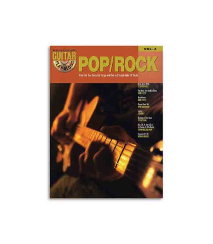 Capa do livro Play Along Guitar Pop Rock V4