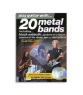 Play Guitar With 20 Metal Bands Book CD