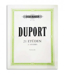 Duport 21 Estudos para Violoncelo Peters